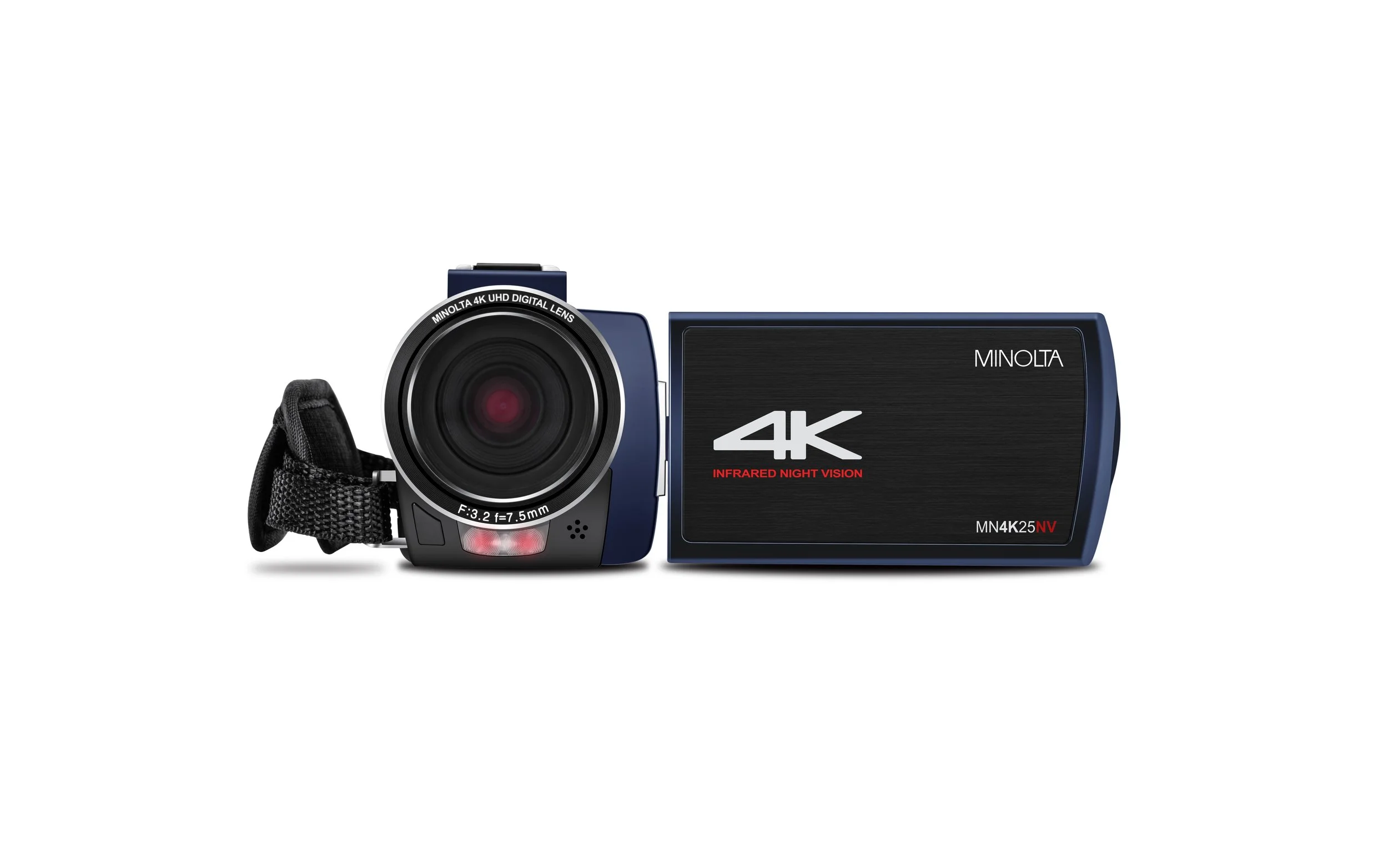 MN4K25NV 4K Ultra HD IR Night Vision Camcorder — Minolta Digital